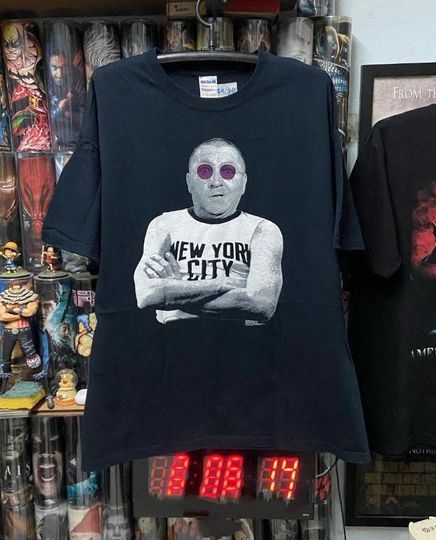 Discover Vintage 90s Three Stooges T-Shirt with Curly and J Lennon Parody Design