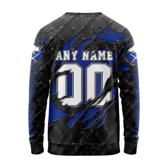 Discover Personalized Buffalo Sabres Sweater Special Black Metal Design