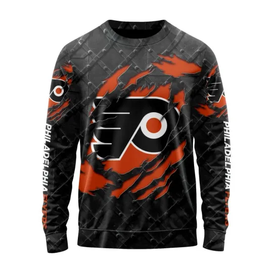 Discover Personalized Philadelphia Flyers Sweater Special Black Metal Design