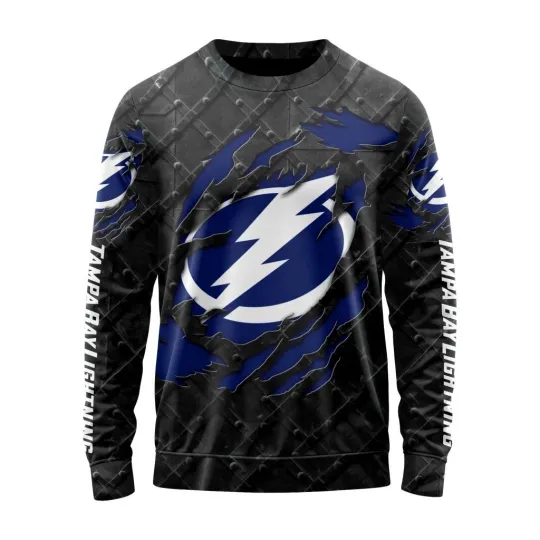 Discover Personalized Tampa Bay Lightning Sweater Special Black Metal Design