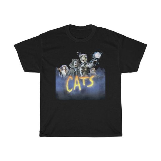 Discover Cats Broadway Musical Black T-Shirt Men Women