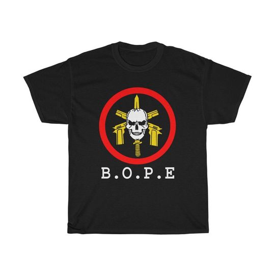 Discover BOPE Troupa De Elite Squad Brazilian Navy T-Shirt Black Unisex