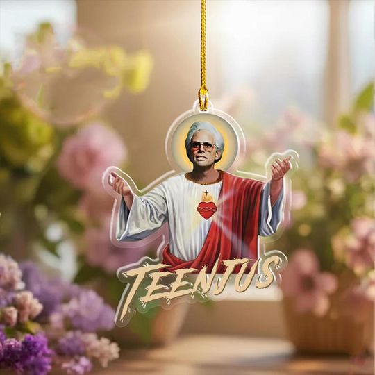 Discover Baby Billy 2025 Christmas Ornament, Teenjus Ornament, Retro Southern Preacher Parody Decoration, Religious Humor Ornament, Religious Gifts