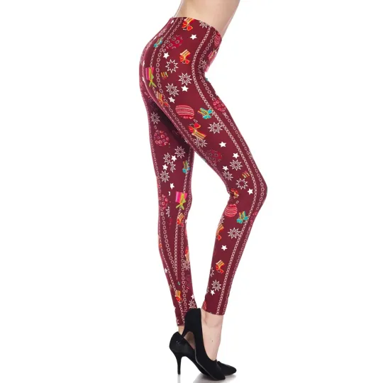 Women's Plus Size Christmas Pajama Pants Holiday Lounge Sleep Bottom