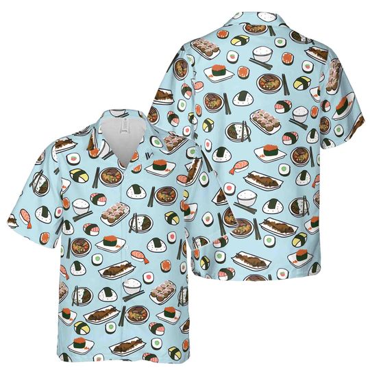 Discover Japanese Cuisine Sushi Hawaiian Shirt Men Women