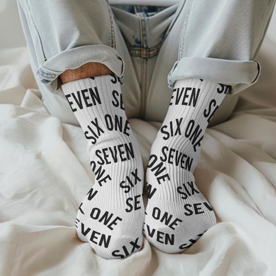 Discover 67 Meme Socks Funny Viral Design for Gen Alpha Christmas Gift