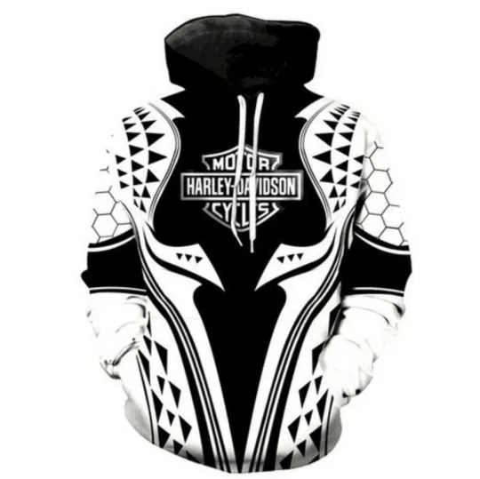 Discover Haarleyy Davidson Motorcycle 3D Hoodie