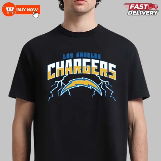 Discover Los Angeles Chargers Football Team T-Shirt, Gift for Fan