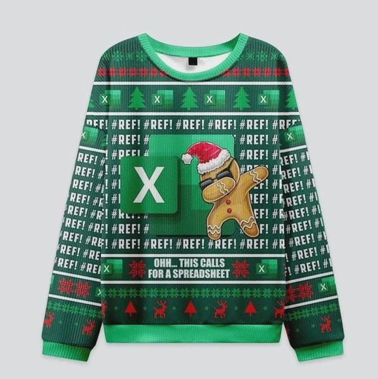 Discover Ohh This Calls For A Spreadsheet Christmas Ugly Sweater