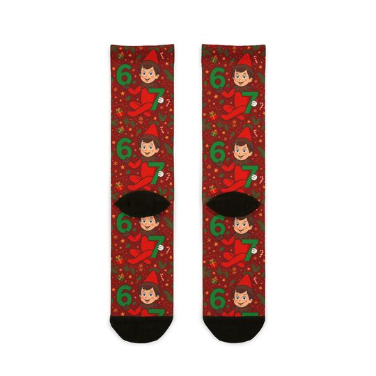 Discover Funny Elf Christmas Socks for Teen Boys 67 Humor Socks, Trendy Teen Gift, Holiday Gag Socks, Teen Boy Stocking Stuffer