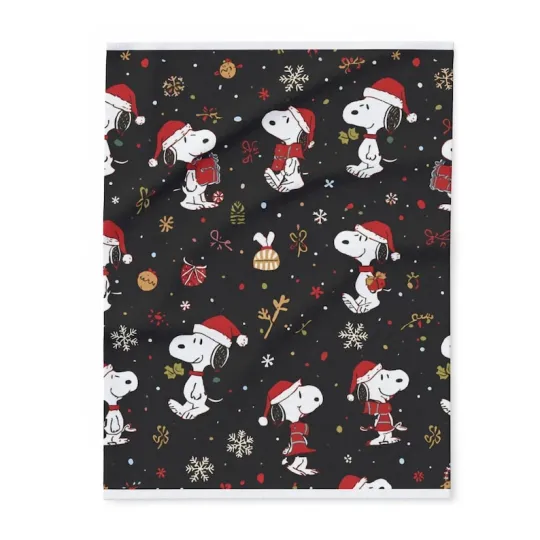 Discover Snoop Christmas Holiday Gift Fleece Blanket