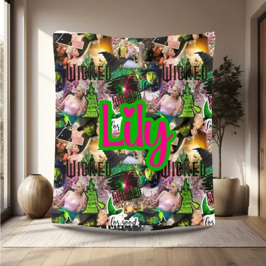 Discover Personalized Wicked Fleece Blanket: Ultra Soft