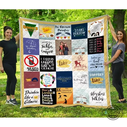 Discover Gilmore Girls Tv Series Quilt Blanket