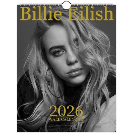 Billie Eilish 2026 Wall Calendar