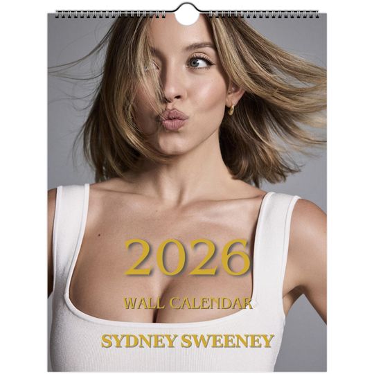 Discover Sydney Sweeney 2026 Wall Calendar