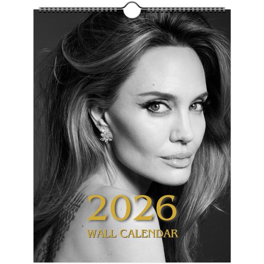 Discover Angelina Jolie 2026 Wall Calendar