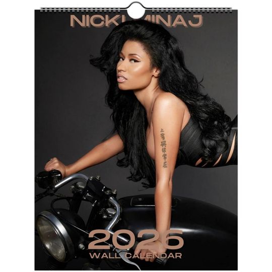 Discover Nicki Minaj 2026 Wall Calendar