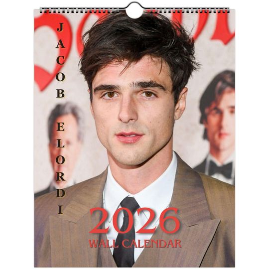Discover Jacob Elordi 2026 Wall Calendar