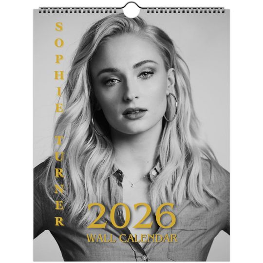 Discover Sophie Turner 2026 Calendar  With Holidays