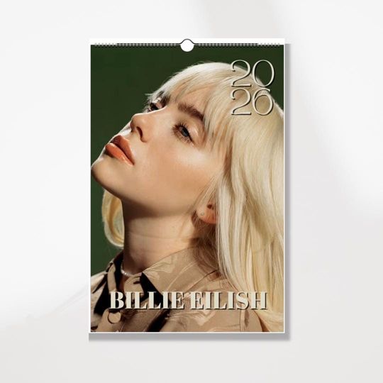 Discover 2026 Celebrity Wall Calendar: Minimalist Home Office Decor, Gift for Fans
