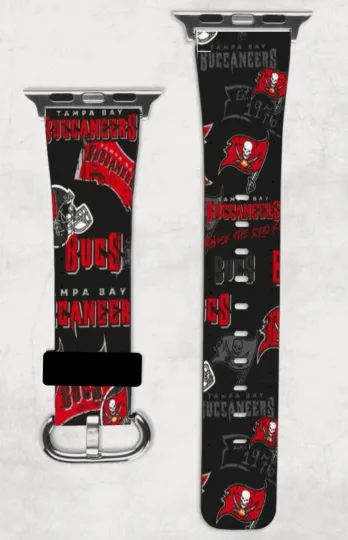 Discover Tampa Bay Buccaneers Apple Watch Band NEW 38/40/41 & 42/44/45 football Football Bucs