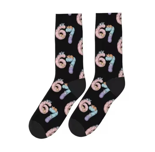Discover Christmas Number 67 Xmas Sixty Seven Socks Stocking Stuffer