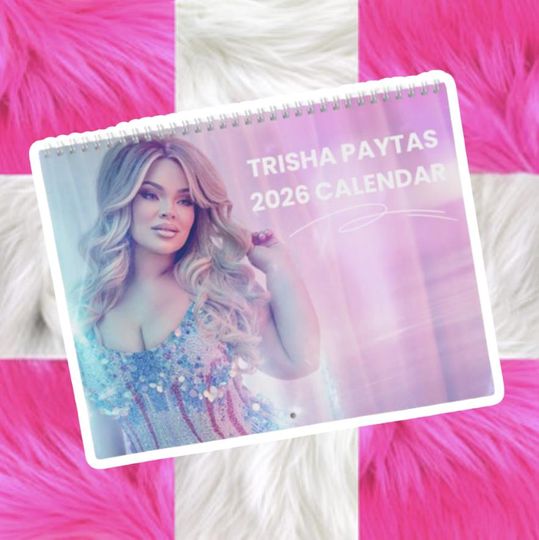 Discover Trisha Paytas Hacmon 2026 Wall Calendar | Not Loveline Host Trisha Paytas Christmas Gift