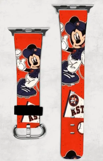 Discover Houston Astros Mickey Disney Apple Watch Band