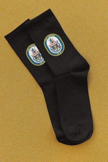 Discover USS Shiloh CG-67 Black Dress Socks Ticonderoga Class Cruiser