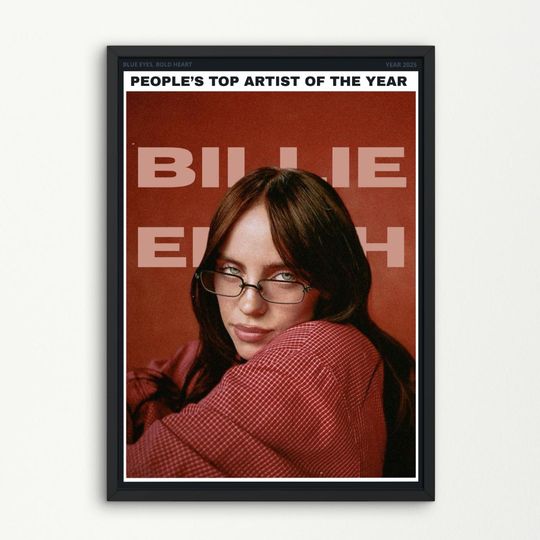 Discover Popular Pop Billie Poster Design | Digital