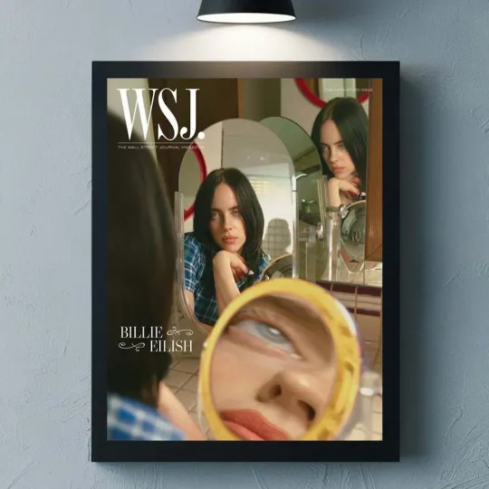 Discover Billie Eilish Graces The Cover Of WSJ Magazine’s Innovator Issue Decor Poster