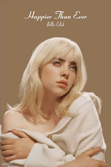 Discover Billie Eilish - Happier Than Ever Poster 24" x 36"