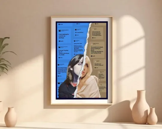 Discover Billie Eilish Hit Me Hard and Soft Tour Wall Art Poster Gift - Unframe