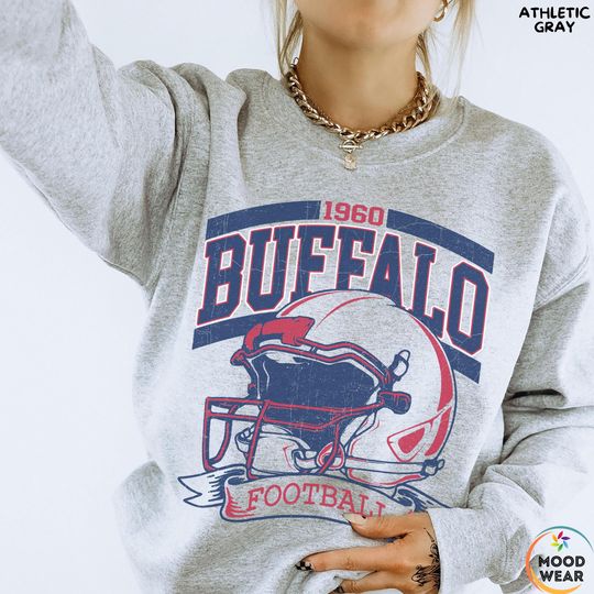 Vintage Style Sweatshirt, Buffalo Bill Sweatshirt, Bill Sweatshirt, Bills Football, Buffalo New York, Buffalo Fan GiftBuffalo Fan Sweatshirt