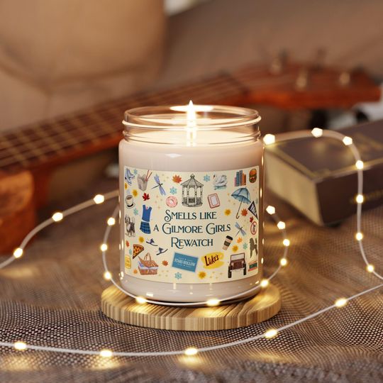 Discover Smells Like a Gilmore Girl Rewatch Candle, Star Hollow Lover Gift Candle