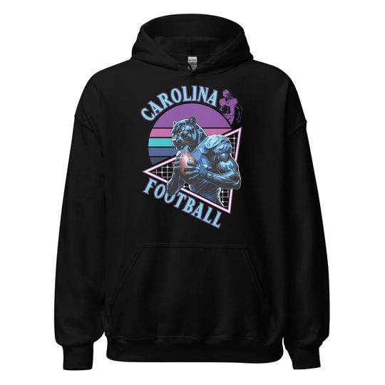 Discover Vintage Carolina Football Team Hoodie, Sports Fan Gift