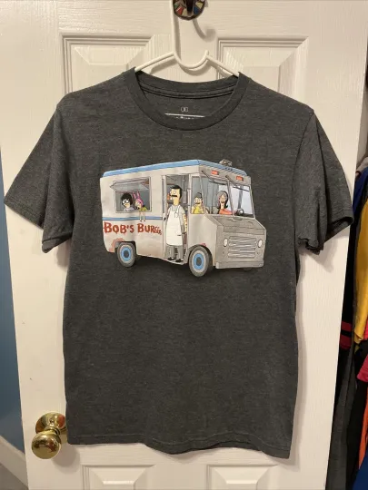 Discover Bob’s Burgers Men's Gray T-Shirt Small