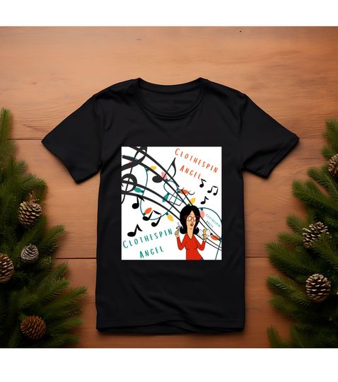 Discover Bobs Burgers Clothespin Angel Christmas Unisex T-Shirt