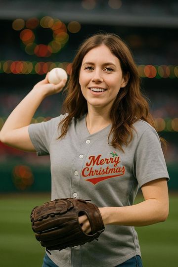 Discover Men's Baseball Jersey Merry Christmas Basseball Jersey, Santa Claus Baseball Jersey, Holiday Baseball Jersey, Festive Baseball Jersey,