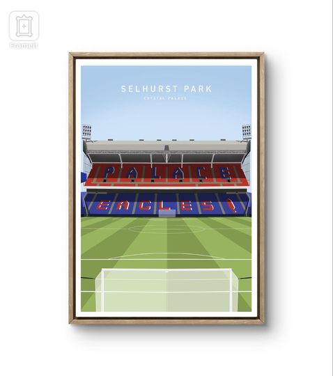Discover Selhurst Park Stadium Print: Crystal Palace FC Wall Art