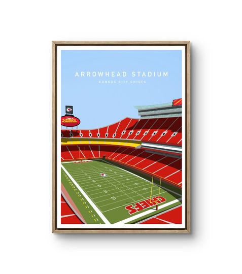 Discover Arrowhead Stadium Print: Kansas City Chiefs Wall Art