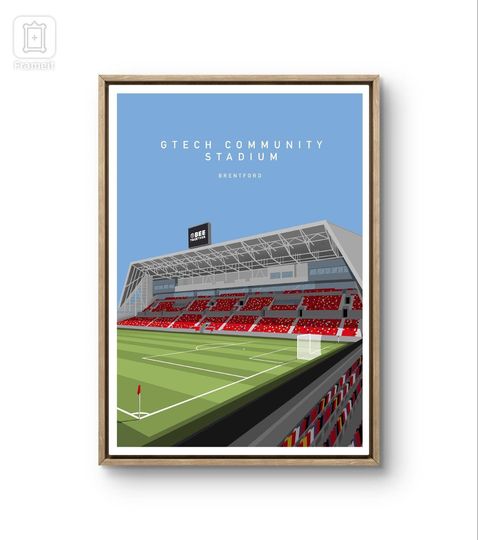Discover Gtech Community Stadium Print: Brentford FC Wall Art