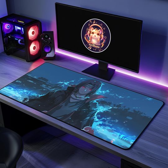 Popular Anime Desk Mat with LED RGB