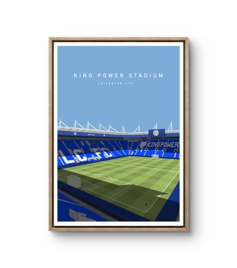 Discover King Power Stadium Print: Leicester City Football Art