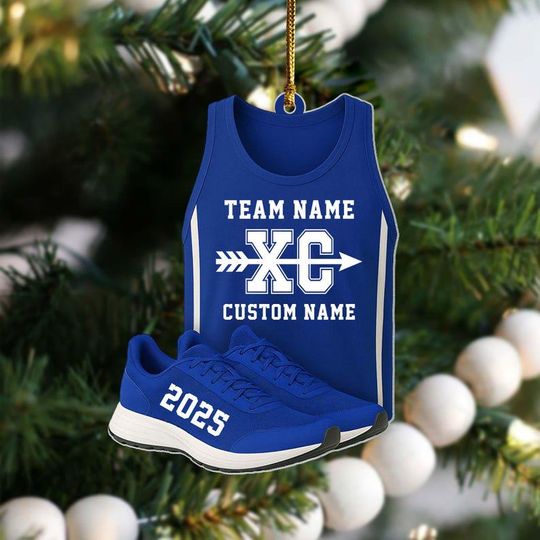 Discover Cross Country Ornament, Personalized Sports Ornament, Sport Team Gift, Senior Gift, Cross Country Coach Ornament XC Runner, Runner Team Gift