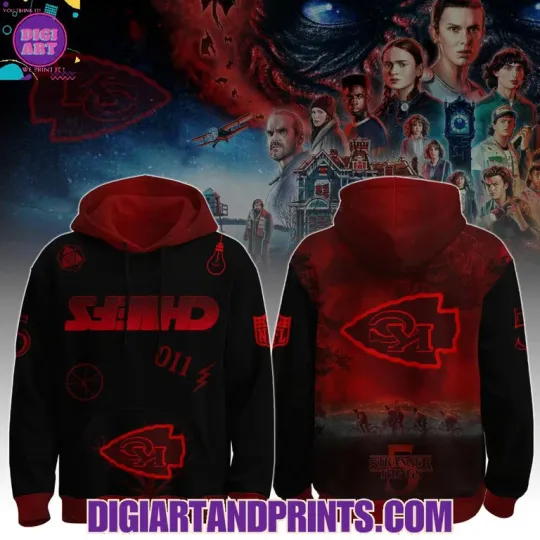 Stranger Things Season 5 2025 x Chiefs Hoodie