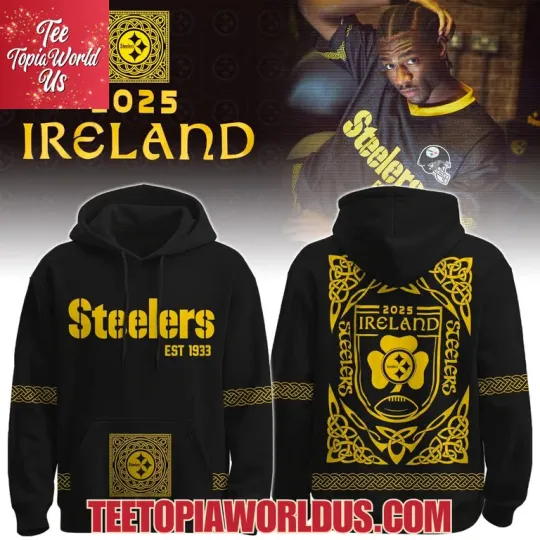 Discover Steeler 2025 Ireland Heritage Hoodie