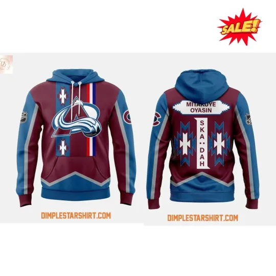 Discover Coloradoo Avalanche Native American Heritage Month 2025 3D Hoodie