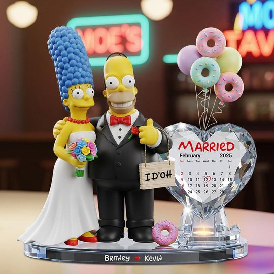 Custom Wedding Acrylic Plaque  Personalized Couple Gift  Anniversary Date Keepsake  Bride & Groom  Decor