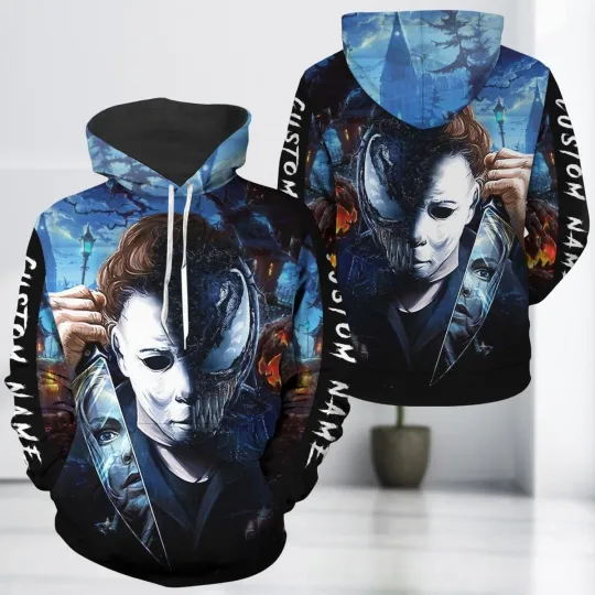 Discover Michael Myers Hoodie Halloween Movie 3D Hoodie